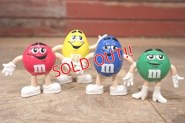 画像1: ct-220601-01 MARS / M&M's 2000's mini Bendable Figure 4pc Set