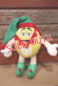 ct-220601-01 MARS / M&M's 2004 Plush Doll "Christmas Elf Yellow"