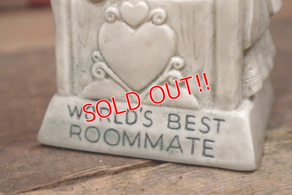 画像4: ct-220901-15 R & W BERRIES 1971 Message Doll "WORLD'S BEST ROOMMATE"