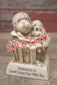 ct-220901-15 RUSS BERRIE 1981 Message Doll "Happiness Is Good Clean Fun With You"