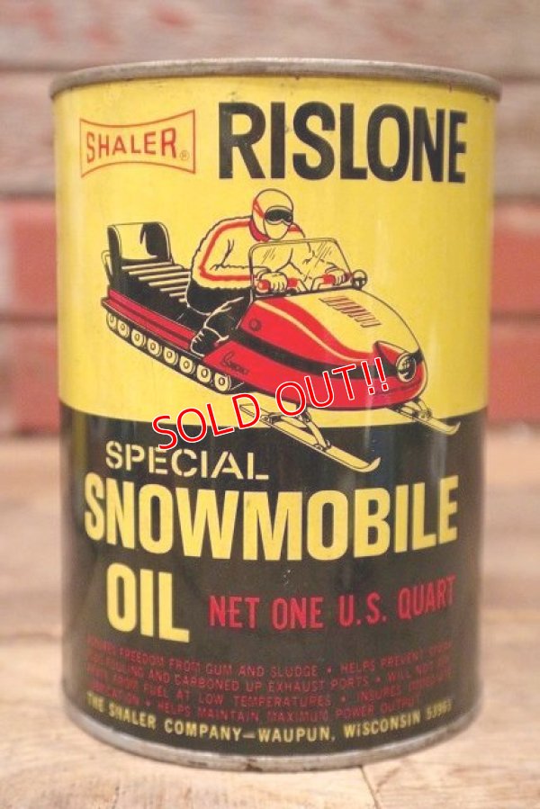 画像1: dp-220901-88 SHALER RISLONE / One U.S. Quart SNOWMOBILE OIL