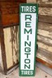 画像1: dp-220801-21 REMINGTON TIRES / 1960's Metal Sign (1)