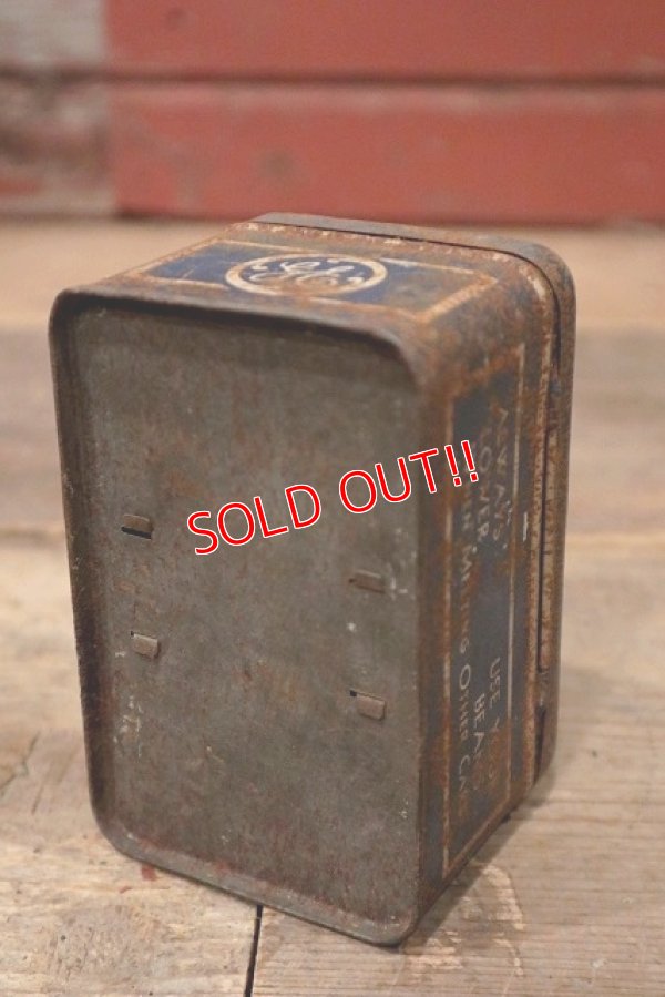 画像9: dp-220901-104 GENERAL ELECTRIC / 1940's MAZDA AUTO LAMPS Tin Can