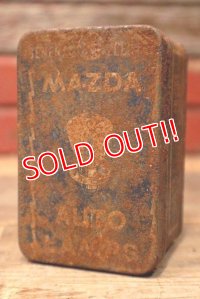 dp-220901-104 GENERAL ELECTRIC / 1940's MAZDA AUTO LAMPS Tin Can