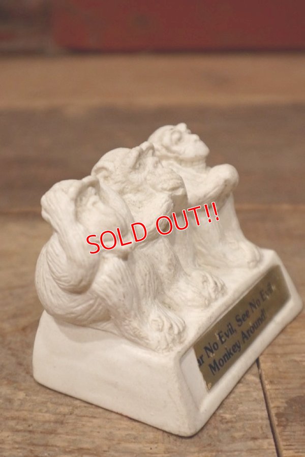 画像4: ct-220901-15 AMERICAN GREETINGS 1970's Message Doll "Hear No Evil, See No Evil Monkey Around!"