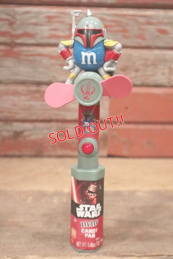 画像1: ct-220601-01 M&M's × STAR WARS / 2015 M&M's Dispenser & Candy Fan "Boba Fett"