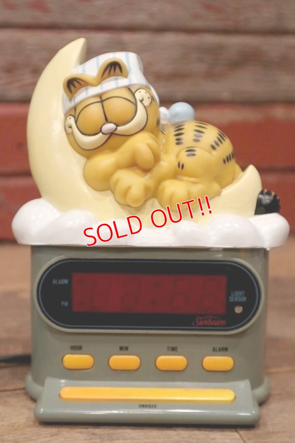 画像1: ct-220901-14 Garfield / Sunbeam 1993 Alarm Clock