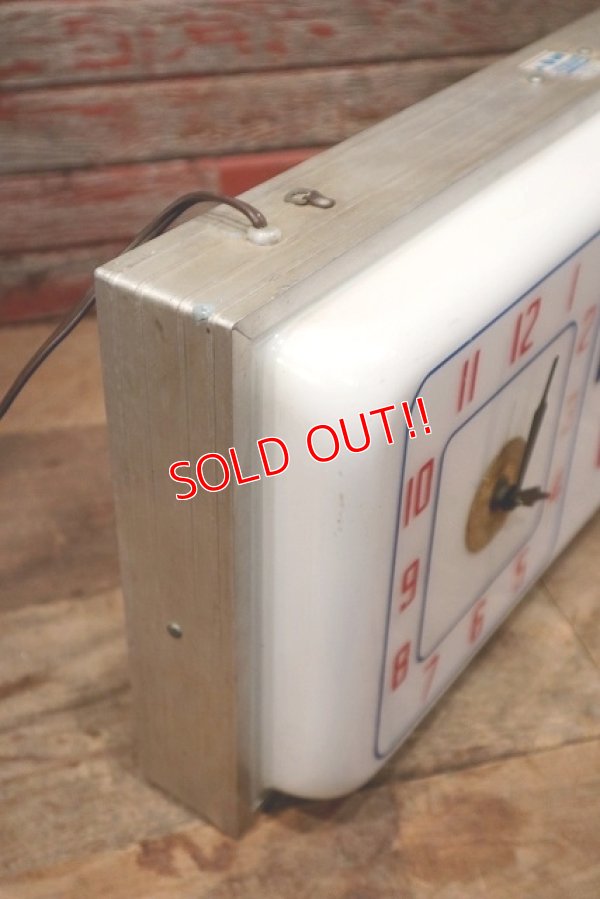 画像7: dp-221001-50 HERSHEY'S Ice Cream / 1950's-1960's Lighted Sign Clock