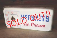dp-221001-50 HERSHEY'S Ice Cream / 1950's-1960's Lighted Sign Clock