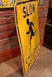 画像5: dp-221001-02 Road Sign 〜1950's "SLOW CHILDREN AT PLAY"