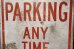 画像3: dp-221001-01 Road Sign "NO PARKING ANY TIME" (3)