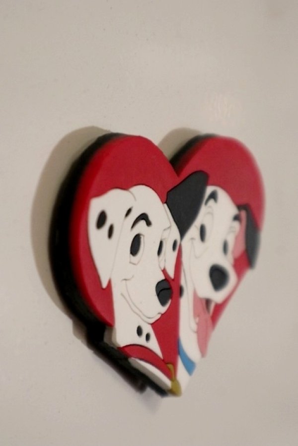 画像3: ct-221001-33 One Hundred and One Dalmatians・Pongo & Perdita / Applause 2000's Vinyl Magnet