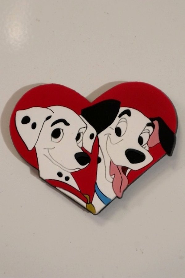 画像1: ct-221001-33 One Hundred and One Dalmatians・Pongo & Perdita / Applause 2000's Vinyl Magnet