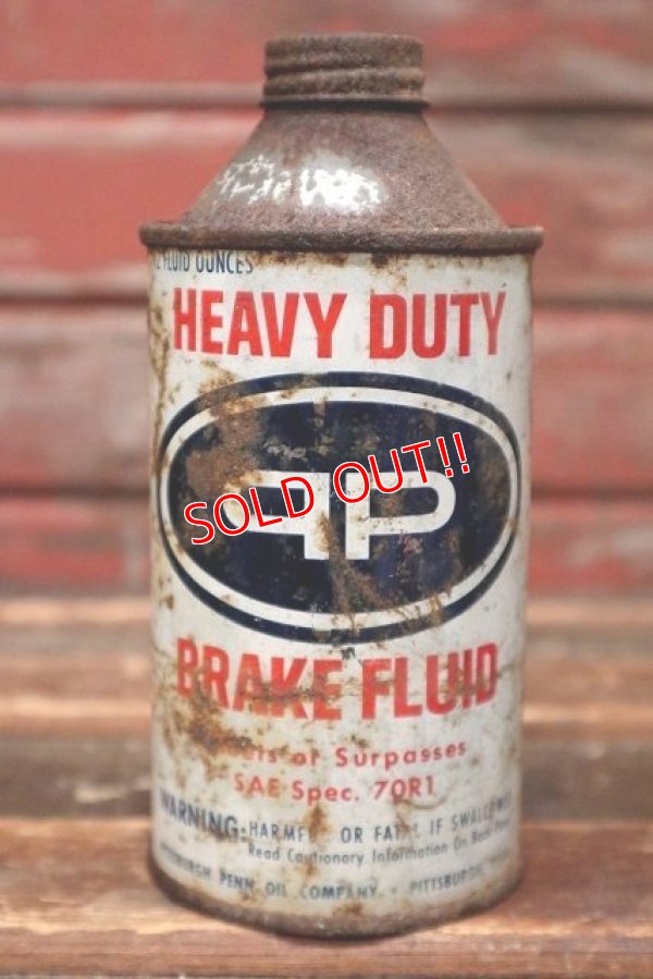 画像1: dp-220401-185 PITTSBURGH PENN / HEAVY DUTY BRAKE FLUID 12 FL.OZ. Can