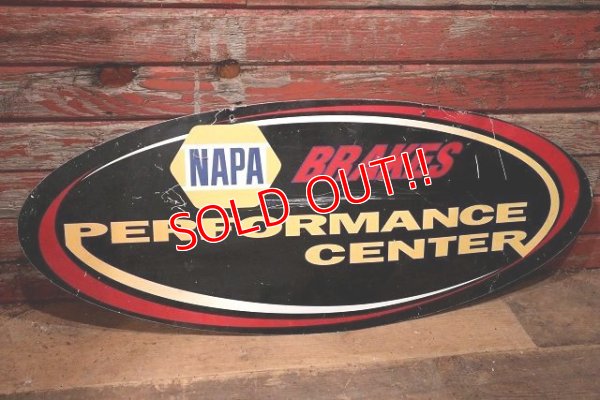 画像5: dp-221001-41 NAPA / BRAKES PERFORMANCE CENTER Metal Sign