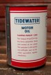 画像2: dp-220301-71 TIDEWATER / 1950's MOTOR OIL One U.S. Quart Can (2)