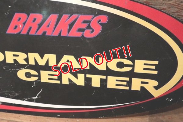 画像3: dp-221001-41 NAPA / BRAKES PERFORMANCE CENTER Metal Sign