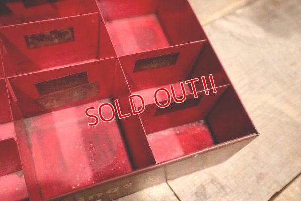 画像7: dp-221001-48 CARTER CARBURETER / 1940's Fuel Filter Metal Display Shelf Cabinet