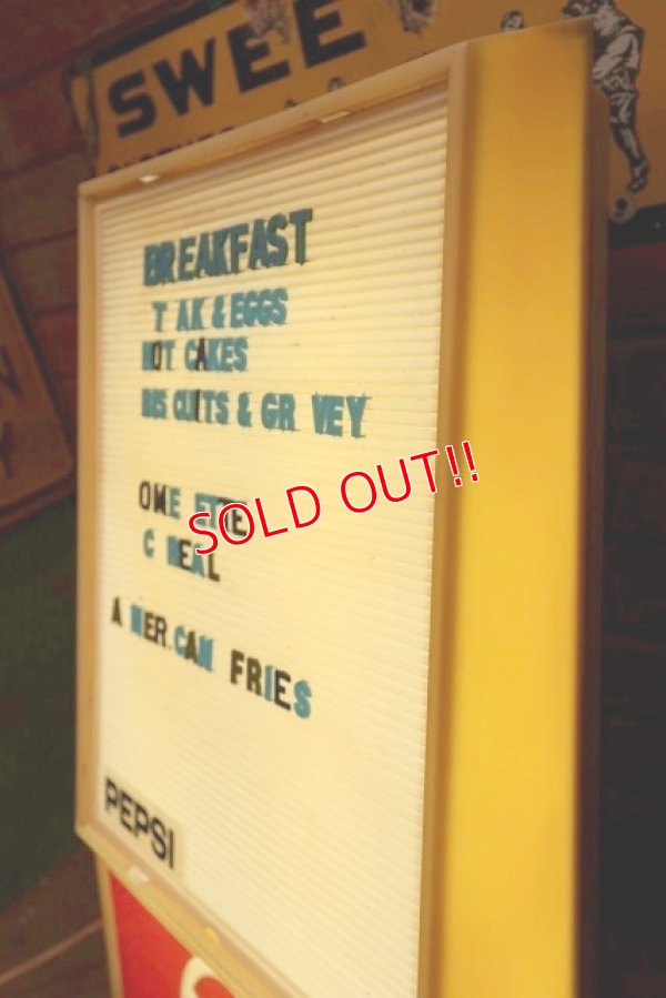 画像4: dp-221001-03 PEPSI / 1970's-1980's Lighted Menu Sign