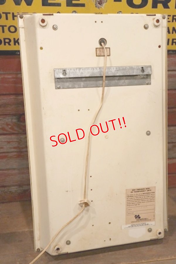 画像13: dp-221001-03 PEPSI / 1970's-1980's Lighted Menu Sign