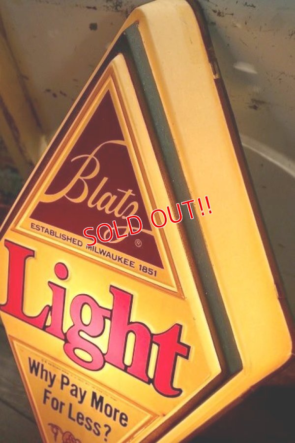 画像2: dp-221001-28 Blatz Light Beer / 1980's Lighted Sign