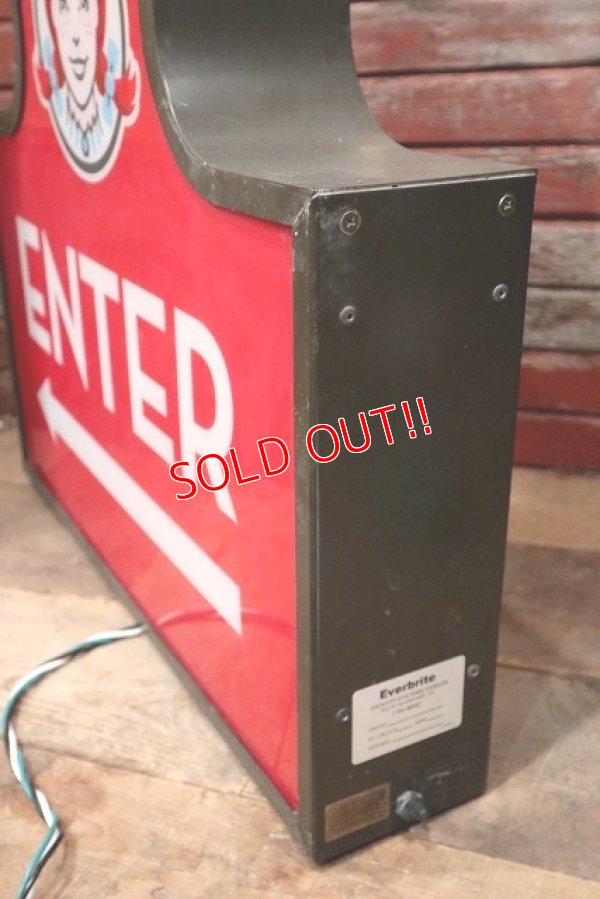 画像7: dp-221001-37 WENDY'S / 2013〜 Drive-Thru Sign "ENTER"