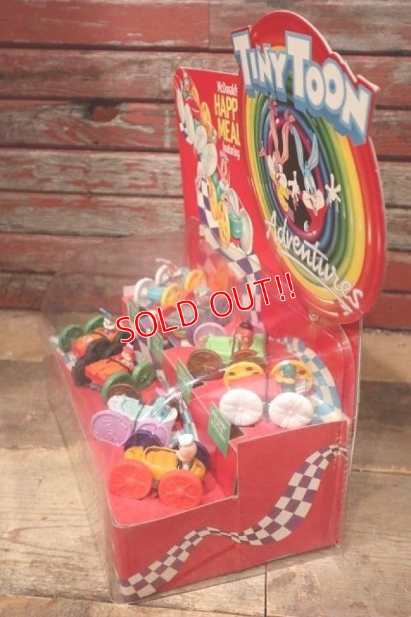 画像9: ct-221001-07 McDonald's / 1991 TINY TOON Adventures FLIP CARS Happy Meal Display