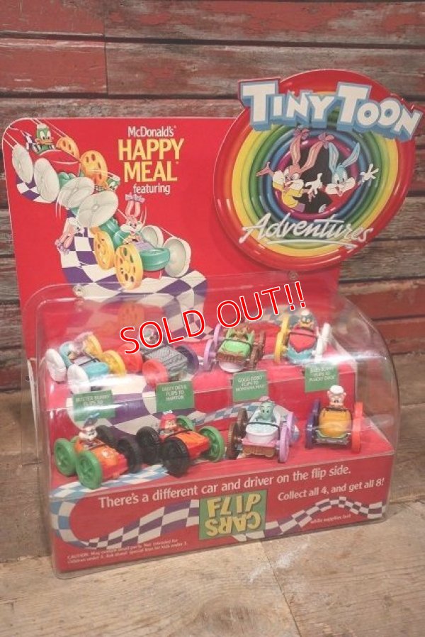 画像1: ct-221001-07 McDonald's / 1991 TINY TOON Adventures FLIP CARS Happy Meal Display