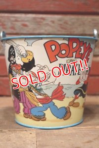 ct-220901-13 Popeye / Schylling 1996 Metal Bucket