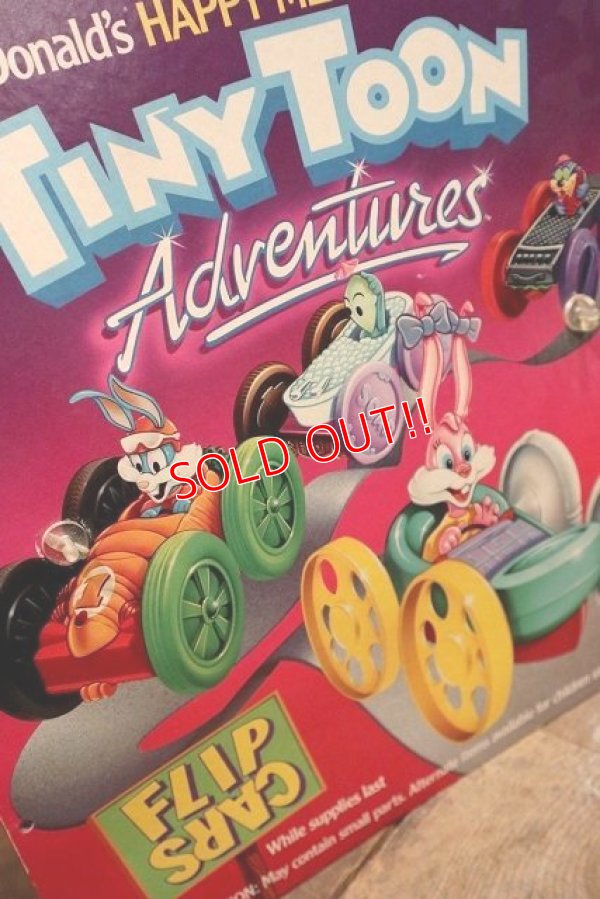 画像12: ct-221001-07 McDonald's / 1991 TINY TOON Adventures FLIP CARS Happy Meal Display