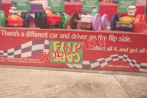 画像8: ct-221001-07 McDonald's / 1991 TINY TOON Adventures FLIP CARS Happy Meal Display