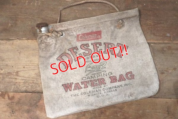 画像1: dp-221001-26 Coleman / 1960's DESERT WATER BAG