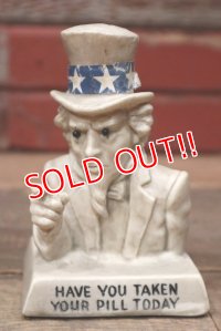 ct-220901-15 Russ Berrie & Wallace Berrie 1969 Message Doll "Uncle Sam"