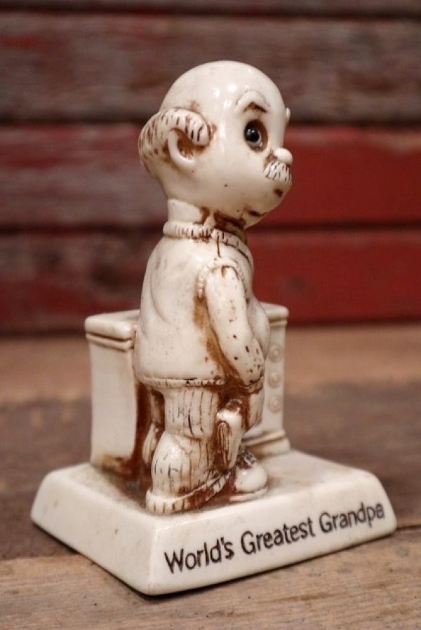 画像3: ct-220901-15 R & W BERRIES 1970's Message Doll "World's Greatest Grandpa"