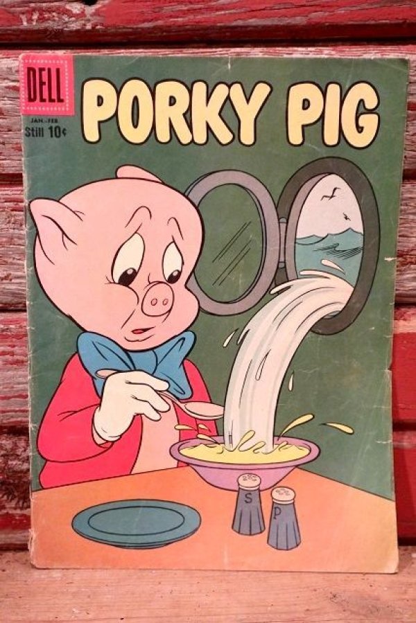 画像1: ct-220401-01 PORKY PIG / DELL JAN-FEB 1959 Comic