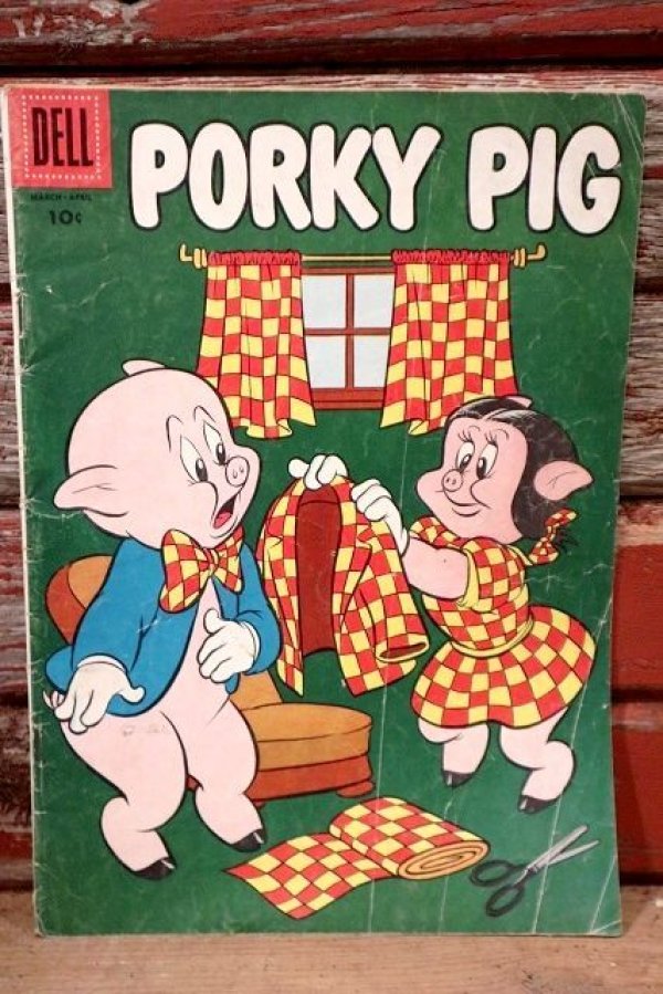 画像1: ct-220401-01 PORKY PIG / DELL MARCH-APRIL 1956 Comic