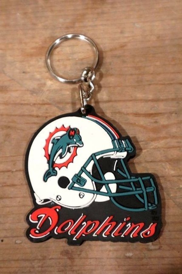 画像1: ct-221001-33 Miami Dolphins / 1990's Rubber Keyring