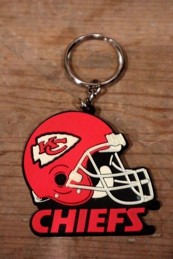 画像1: ct-221001-33 Kansas City Chiefs / 1990's Rubber Keyring