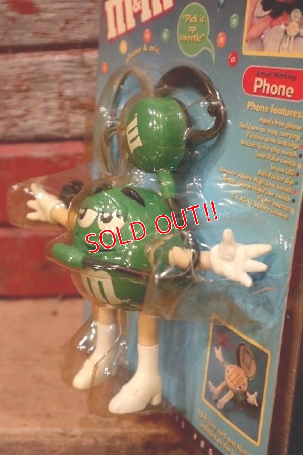 画像3: ct-220601-01 MARS / M&M's 1990's Actual Working Phone "Green"
