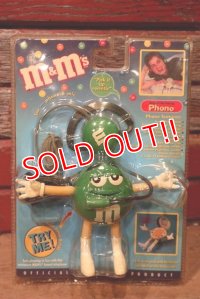 ct-220601-01 MARS / M&M's 1990's Actual Working Phone "Green"