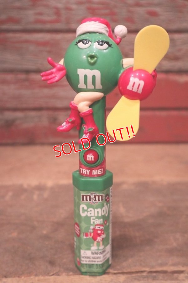 画像1: ct-220601-01 MARS / M&M's 2013 Candy Fan ”Christmas Green”
