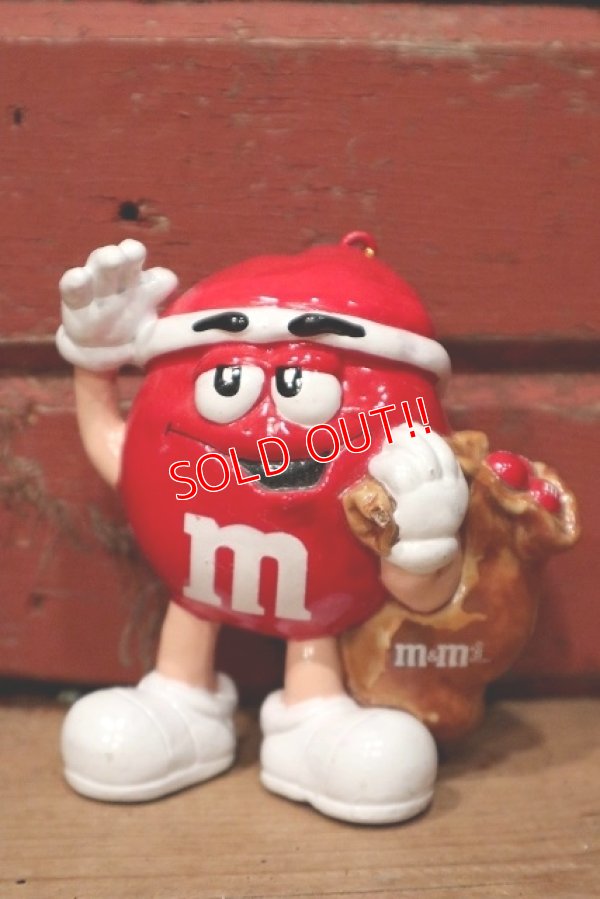 画像1: ct-220601-01 MARS / M&M's 1990's Red Christmas Ornament