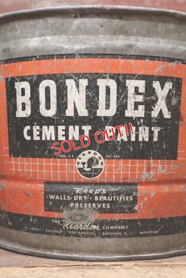 画像2: dp-221101-30 BONDEX CEMENT PAINT / 1950's Bucket