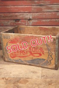 dp-221101-28 PEPSI COLA / 1940's Wood Box