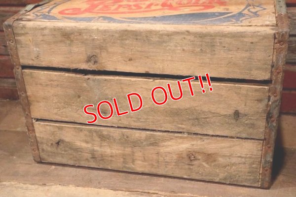 画像12: dp-221101-28 PEPSI COLA / 1940's Wood Box
