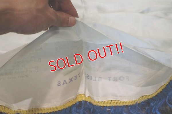 画像8: dp-221101-18 U.S.ARMY "FORT BLISS" 1950's-1960's Cushion Cover