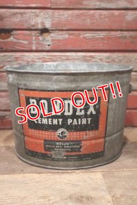 dp-221101-30 BONDEX CEMENT PAINT / 1950's Bucket