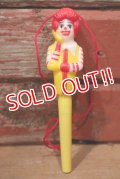 ct-221101-55 McDonald's / Ronald McDonald 1980's Pen Topper & Pen