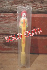 ct-221101-58 McDonald's / Ronald McDonald 1988 Toothbrush