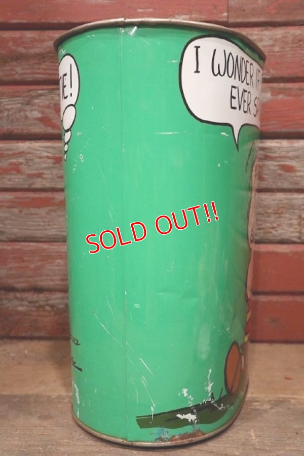 画像8: ct-221101-66 PEANUTS / CHEINCO 1970's Trash Box "Linus, Snoopy & Peppermint Patty"